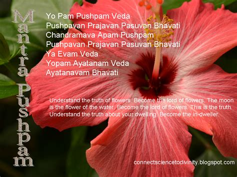 Mantra Pushpam(The Flower of VedicMantras) .